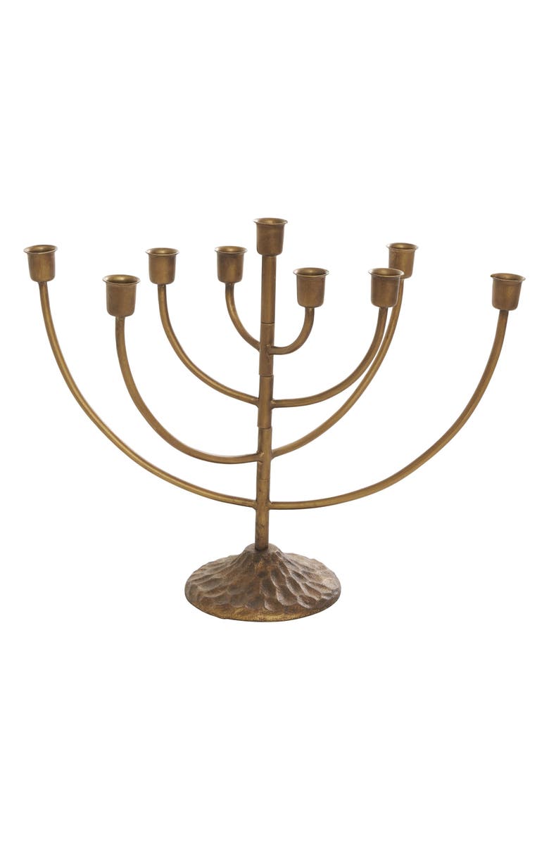 WILLOW ROW Eclectic Bronze Menorah, Alternate, color,
