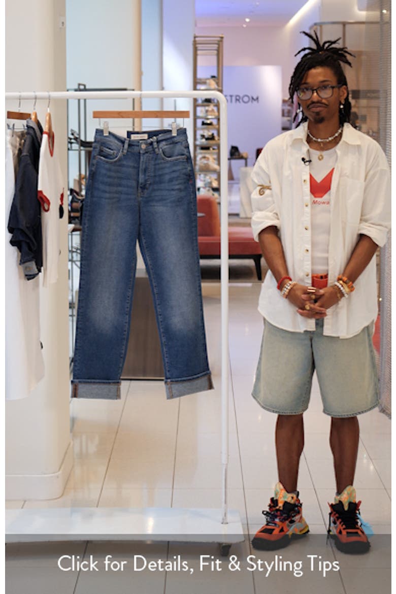 ASE High Waist Straight Leg Jeans video