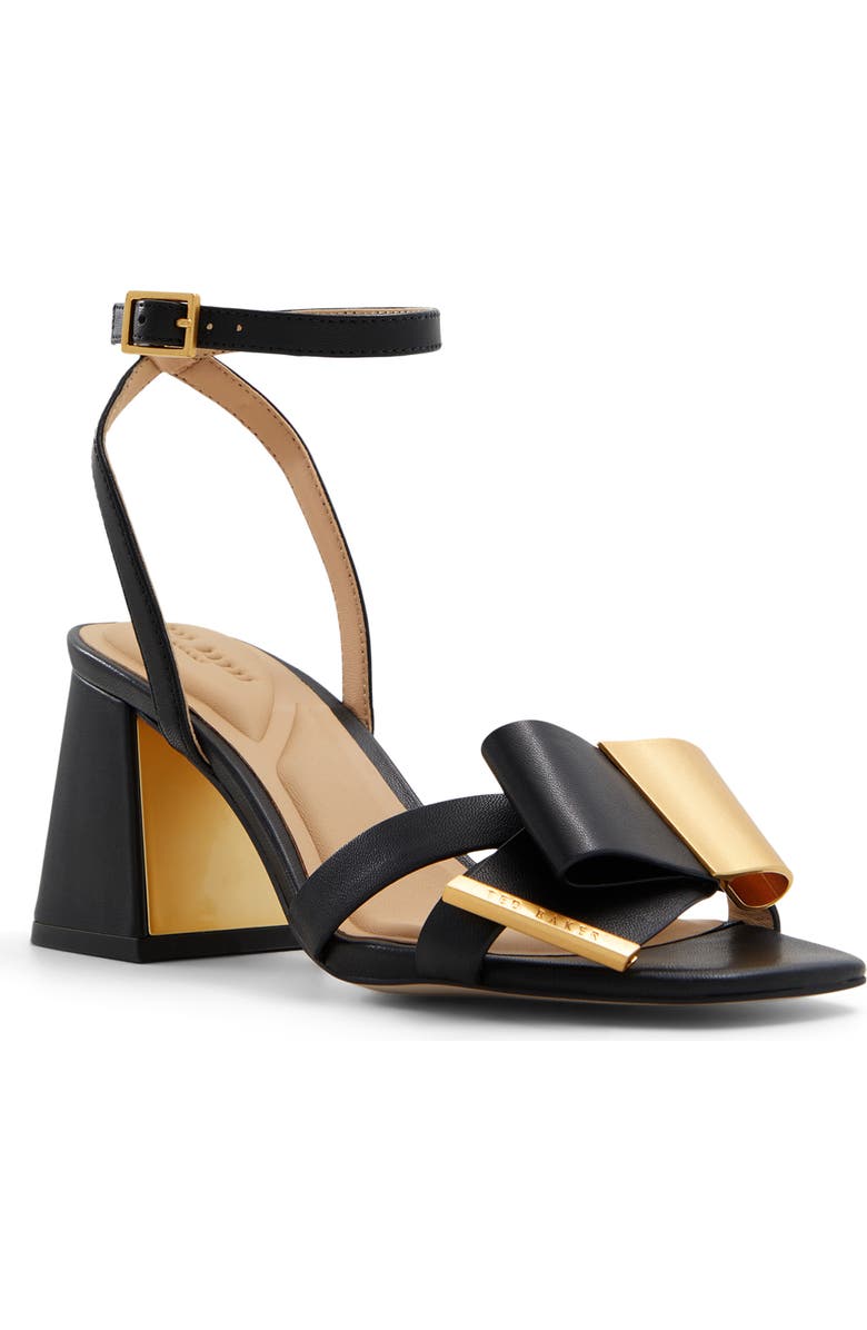 Ted Baker London Milly Bow Ankle Strap Sandal, Main, color,