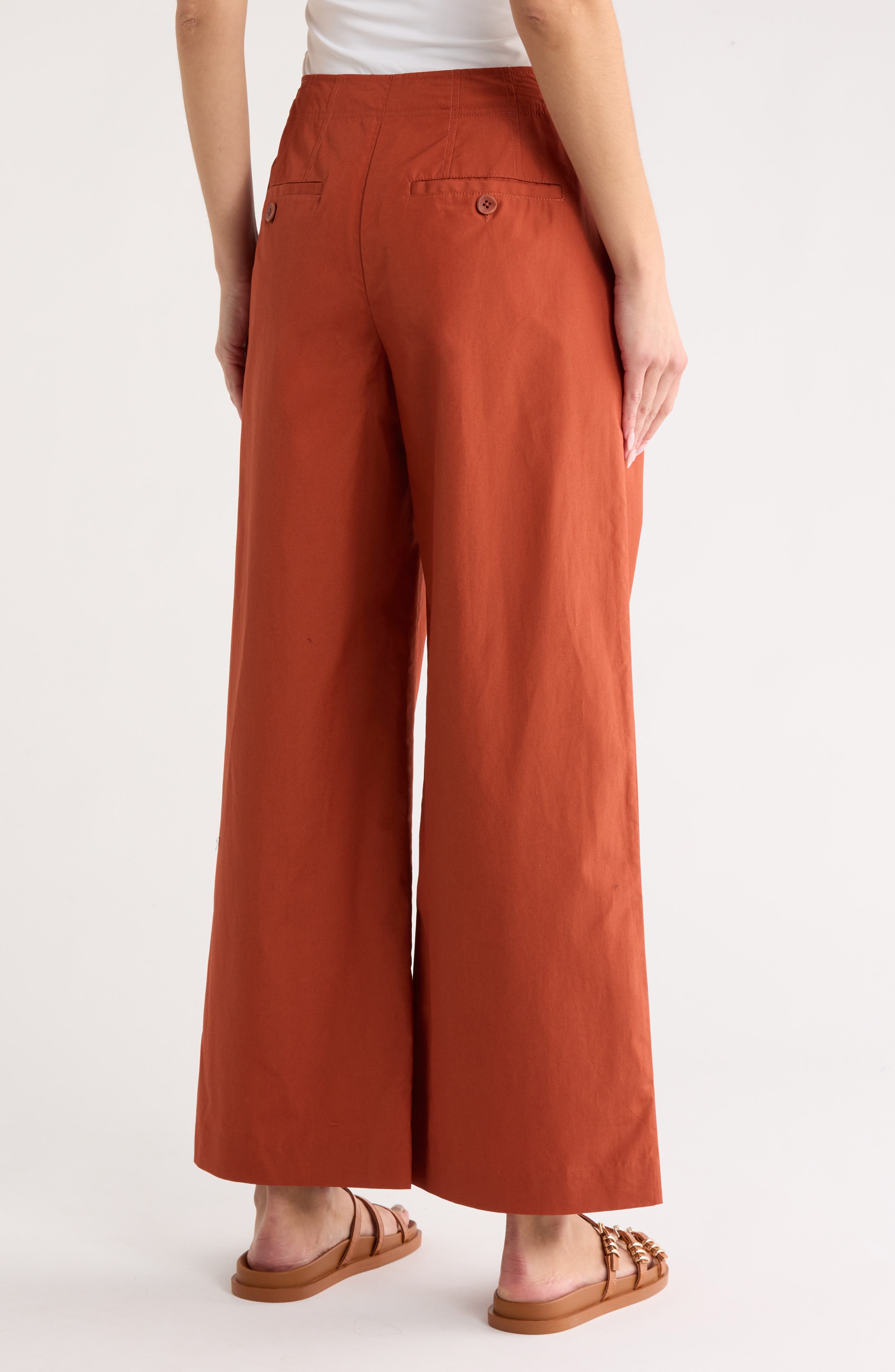 Lani Cotton Wide Leg Pants - image 2