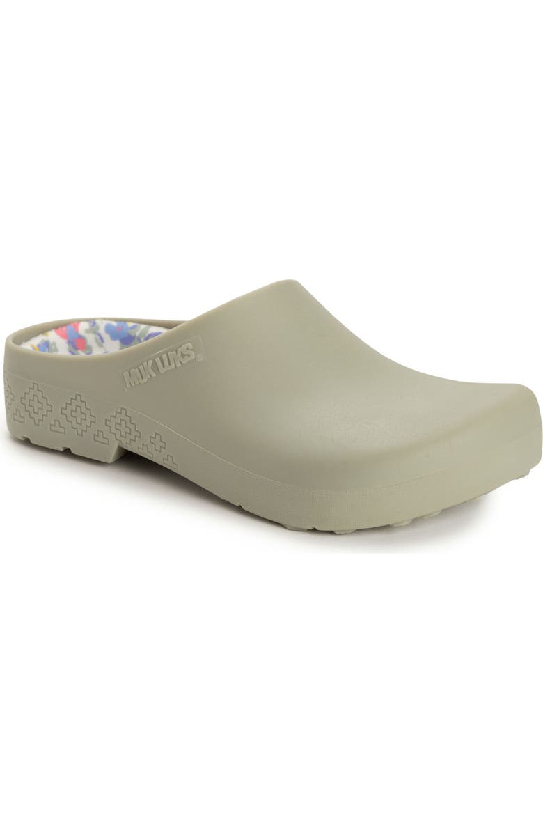 MUK LUKS Garden Clog and Glove Set, Alternate, color, Sage Flower