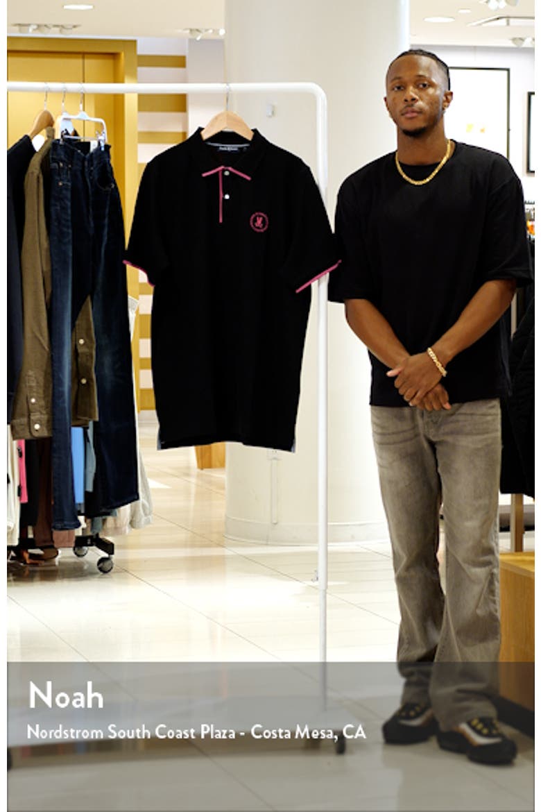 London Tipped Pima Cotton Piqué Polo video