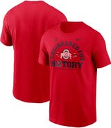 Nike Men's Nike Scarlet Ohio State Buckeyes 2024 College Football Playoff Engineered for History T-Shirt