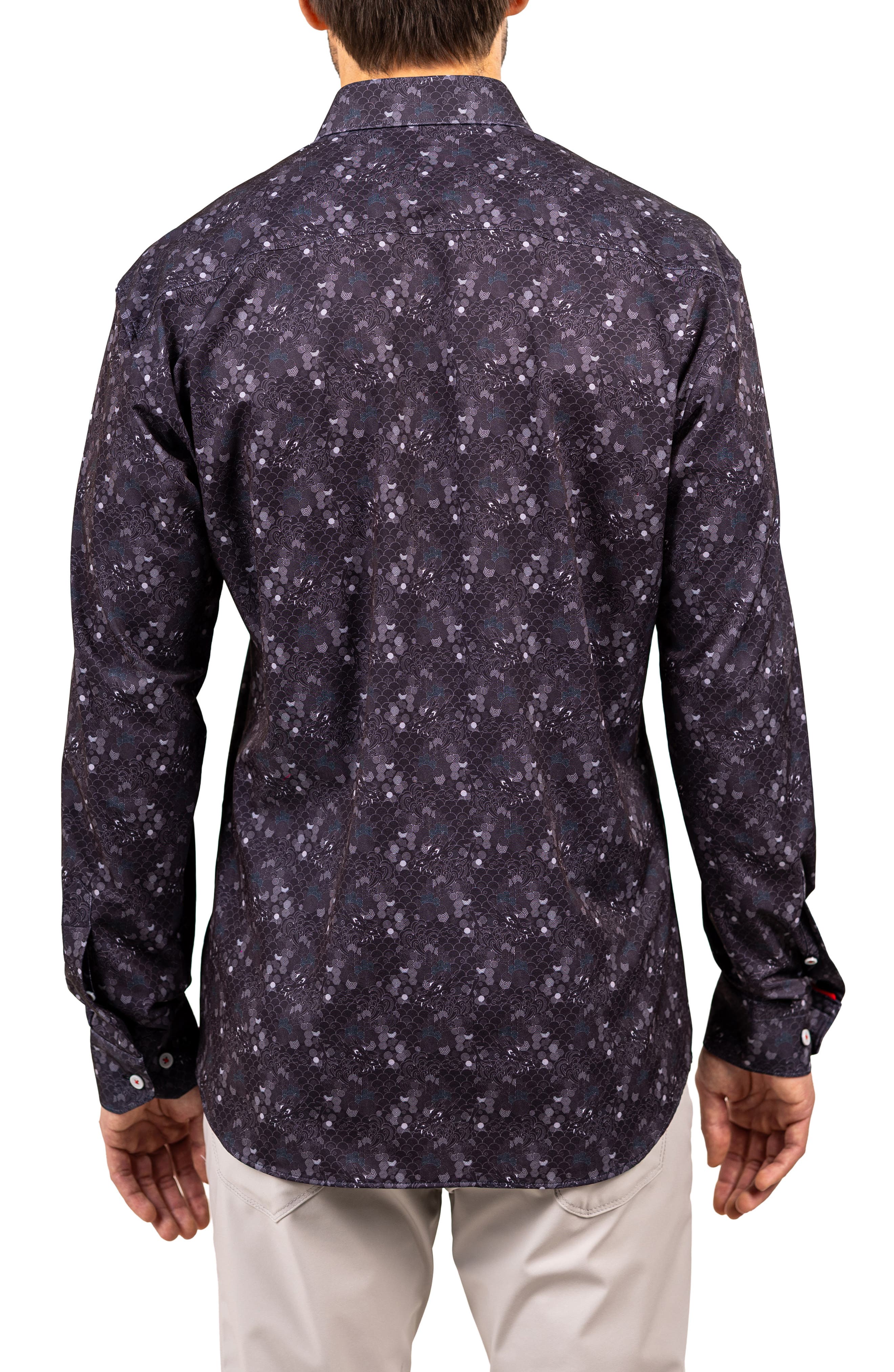 Maceoo Fibonacci Stretch Ascension 3315 Contemporary Fit Button-Up ...