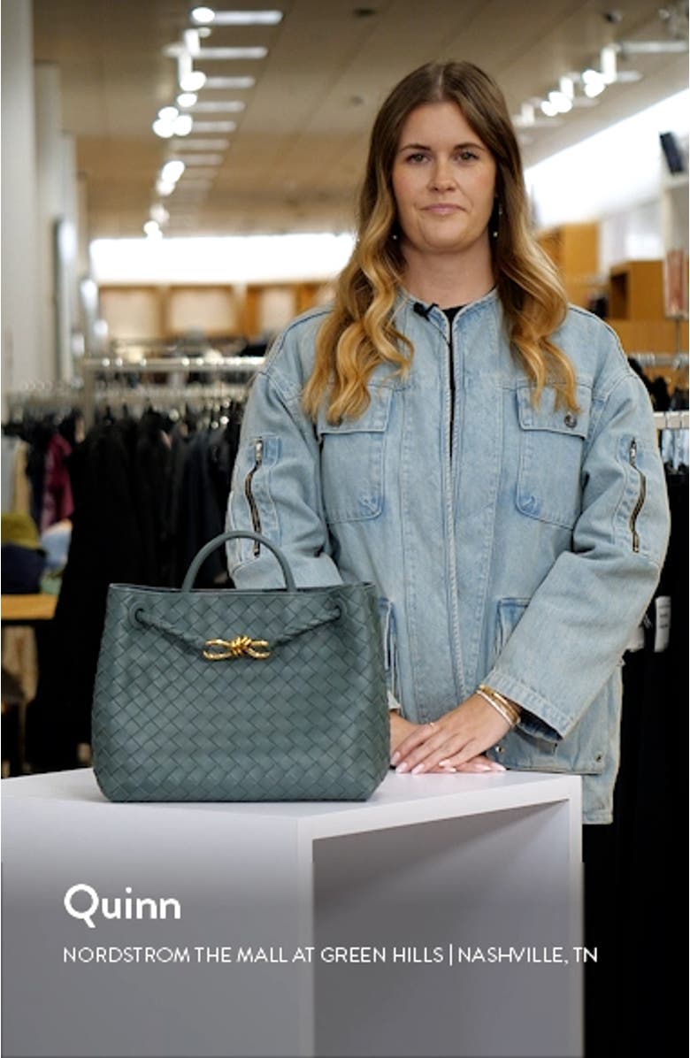 Medium Andiamo Intrecciato Shoulder Bag, sales video thumbnail