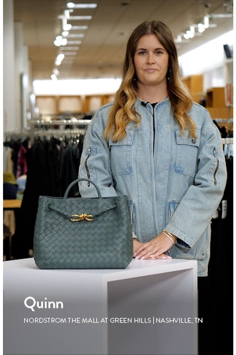 Medium Andiamo Intrecciato Shoulder Bag video