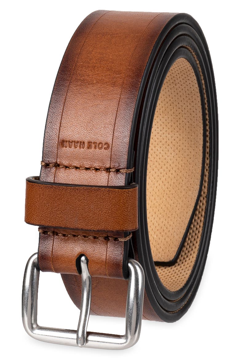 Wakefield Leather Belt, Alternate, color, BRITISH TAN