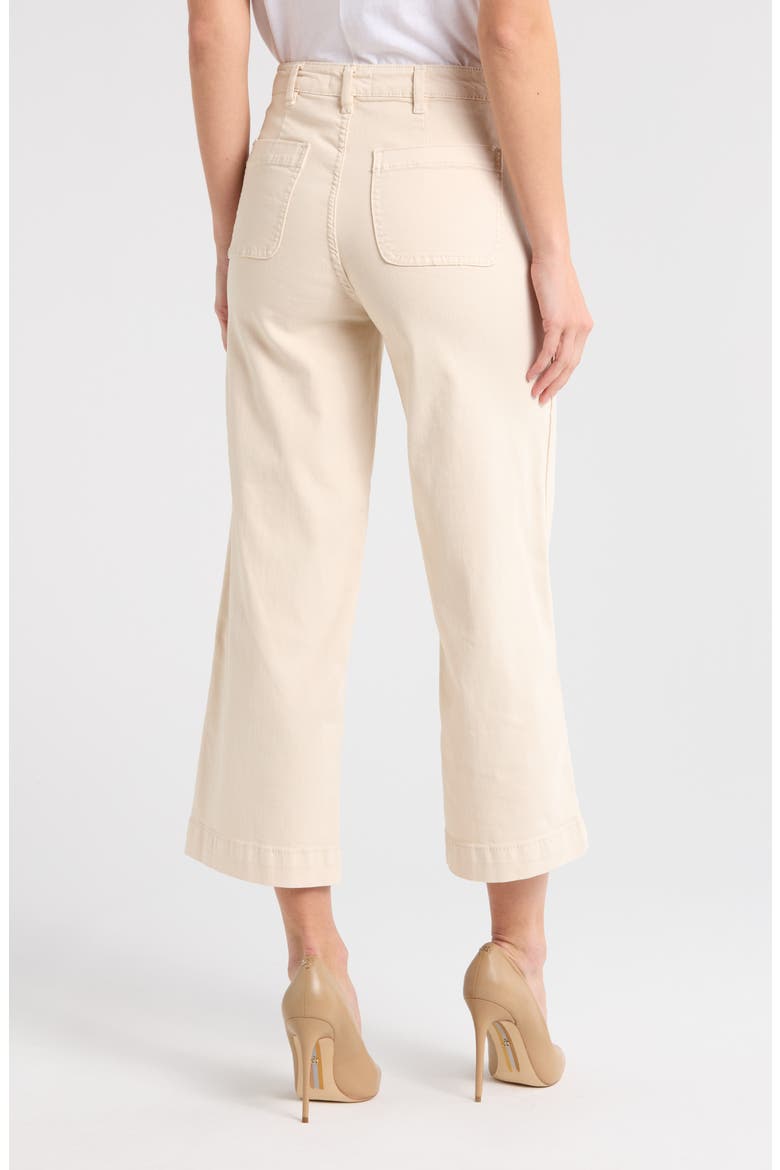 High Waist Wide Leg Jeans, Alternate, color, NATURAL