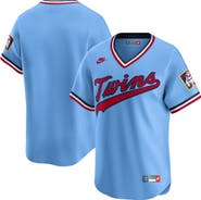 Nike Men's Nike Light Blue Minnesota Twins Cooperstown Collection Limited Jersey