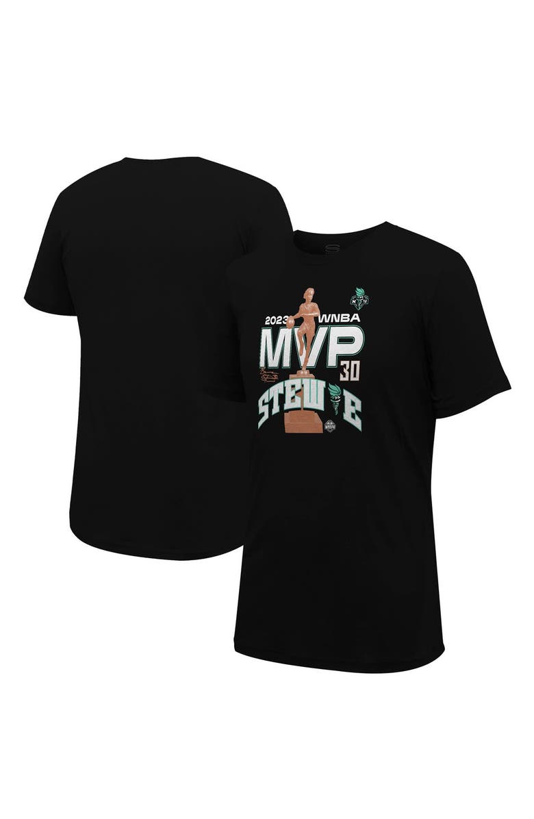 Stadium Essentials Unisex Stadium Essentials Breanna Stewart Black New York Liberty 2023 WNBA MVP T-Shirt, Main, color, Black
