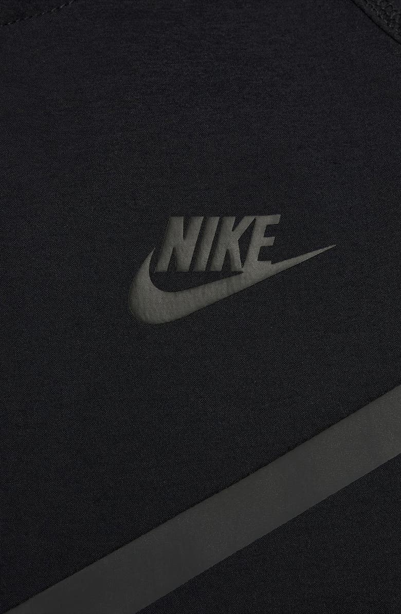 Nike Tech Hooded Performance Zip Jacket, Alternate, color, Black/ Black/ Black