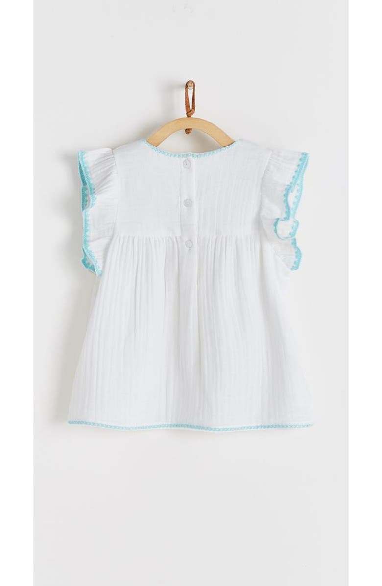 Babycottons Milagrito Muslin Blouse for Toddler, Alternate, color, White