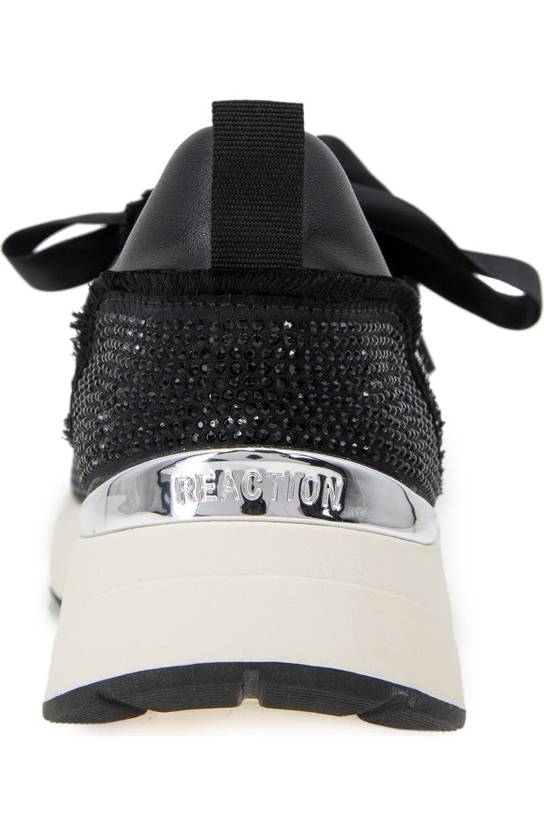 Reaction Kenneth Cole Claire Rhinestone Embellished Sneaker, Alternate, color, Black