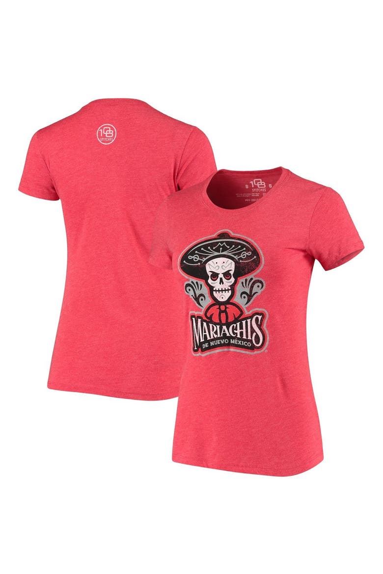 Women's Red Mariachis de Nuevo México Copa de la Diversion Script Tri-Blend Scoop Neck T-Shirt, Alternate, color, Red