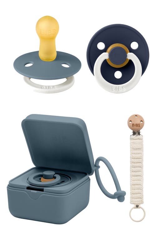 BIBS Pacifer, Pacifier Box & Pacifier Clip Set