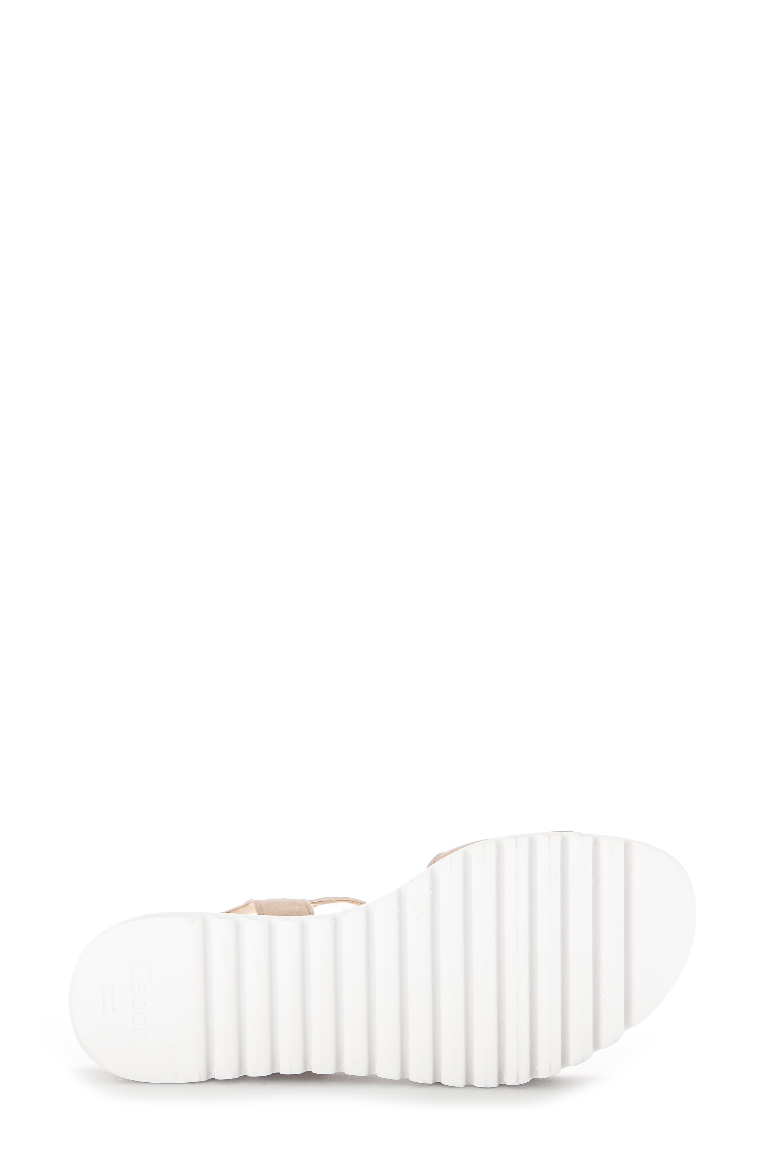 Strappy Wedge Sandal, Alternate, color, DESERT