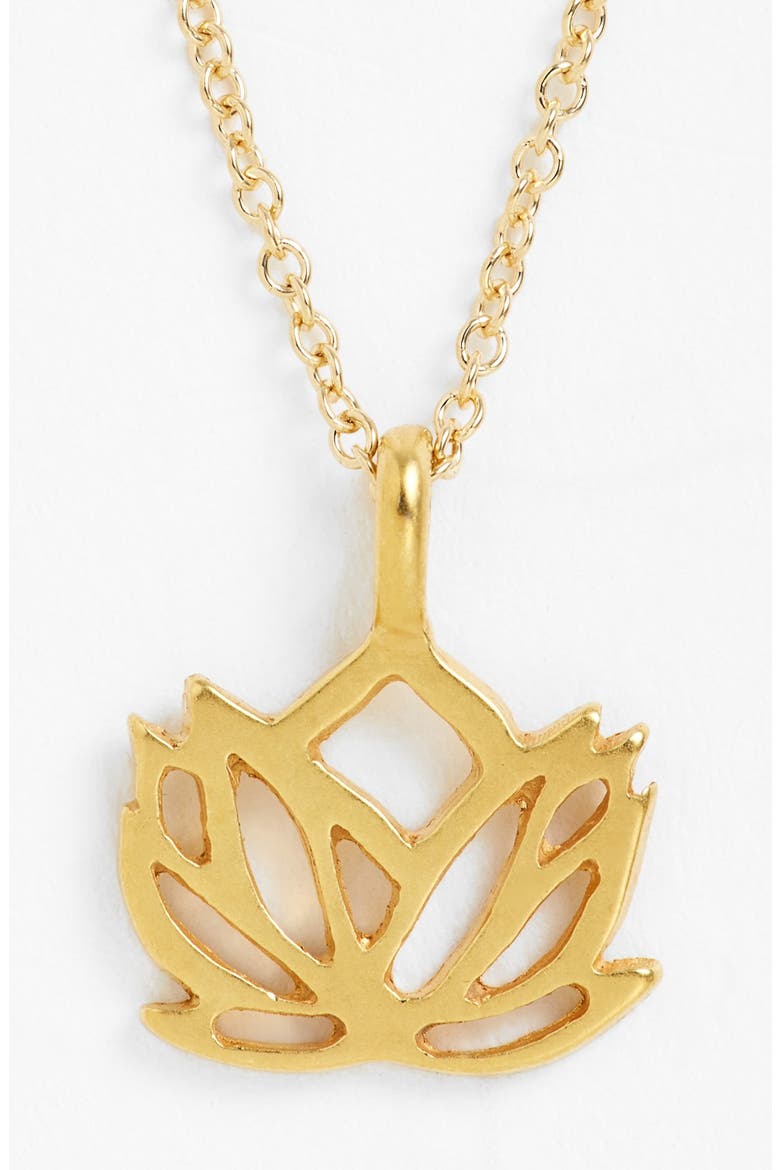 'Reminder - New Beginnings' Pendant Necklace, Alternate, color, GOLD DIPPED