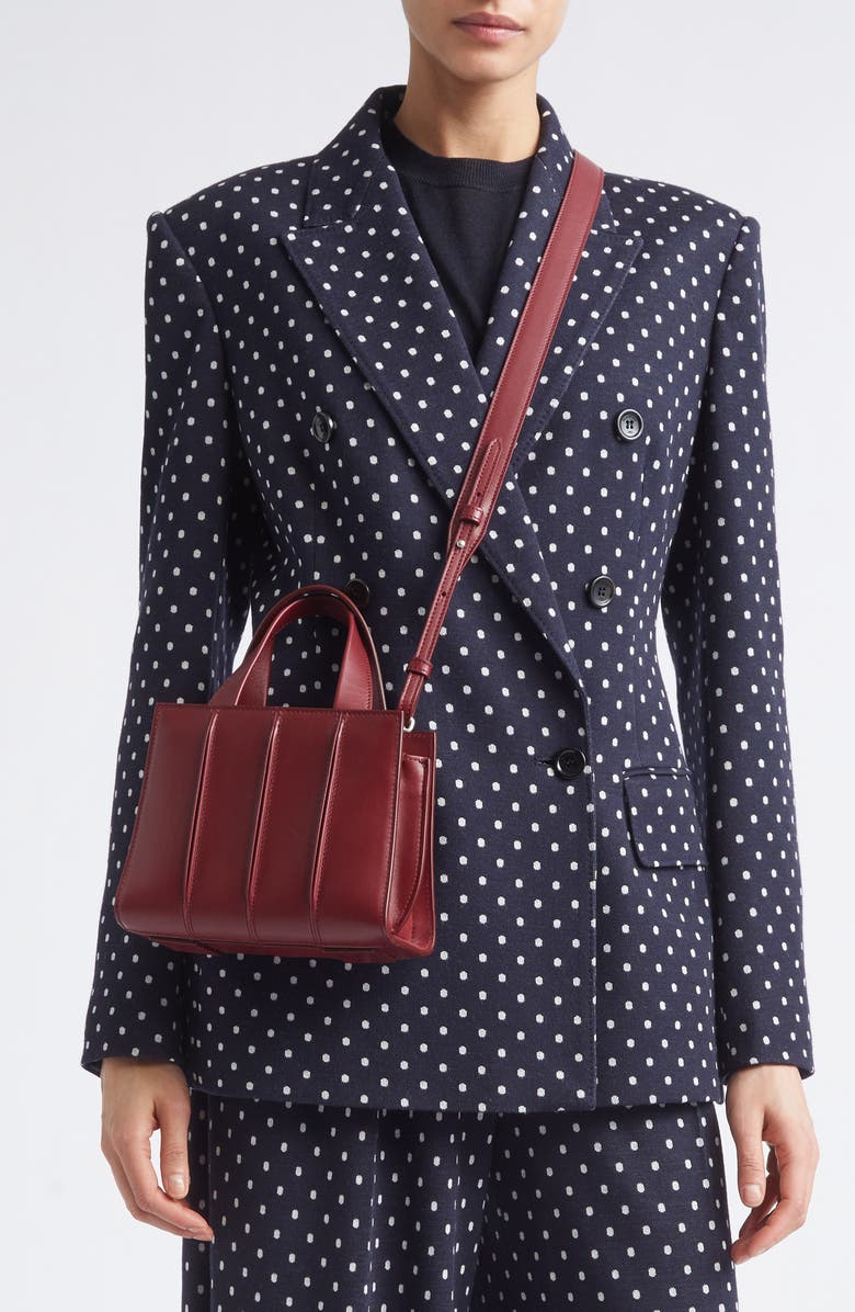 Max Mara Micro Whitney Crossbody Bag, Alternate, color, Red