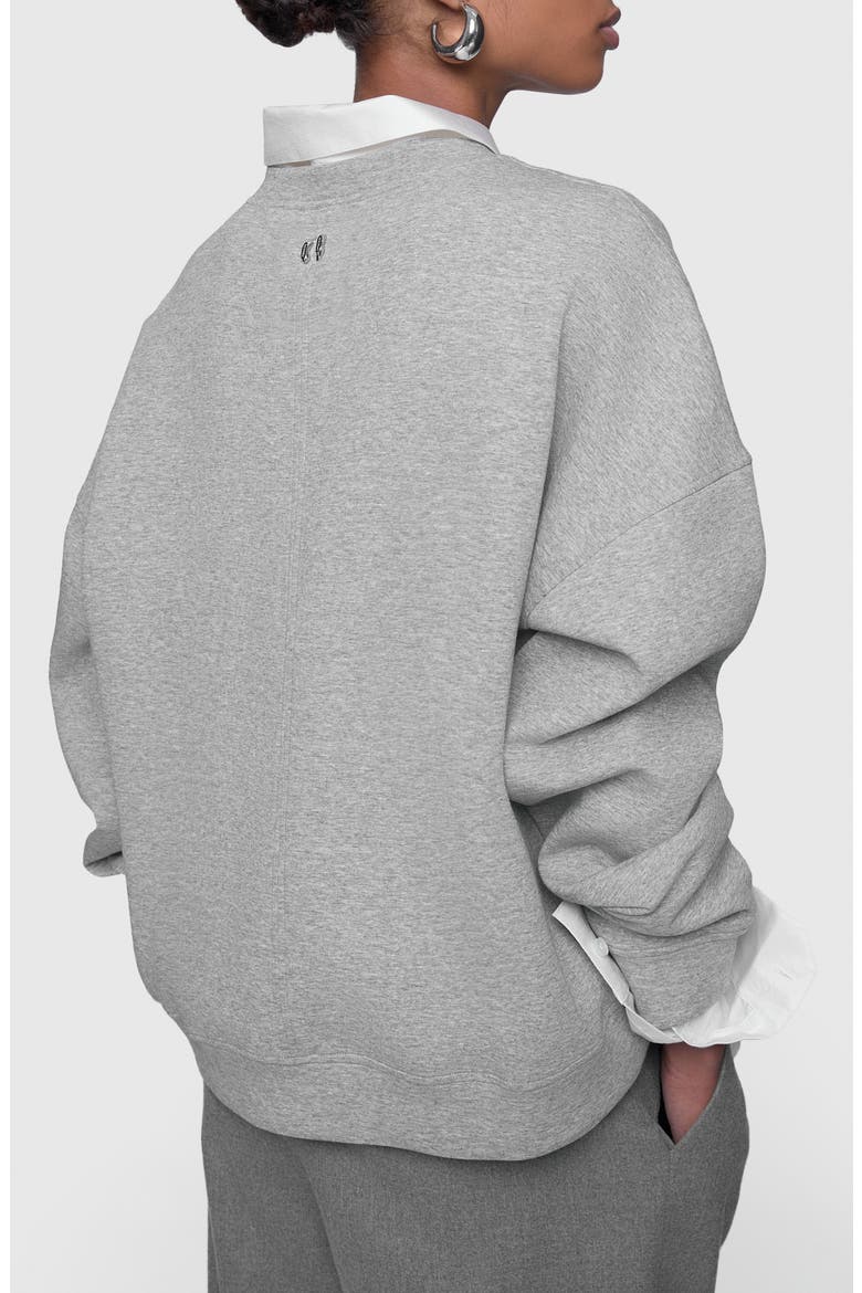 Leon Cotton Blend Sweatshirt, Alternate, color, HEATHER GREY