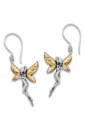 SAMUEL B. 18K Gold & Sterling Silver Fairie Drop Earrings