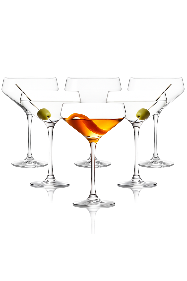 Nick and Nora Glass 6oz, Set of 4, Alternate, color, Clear
