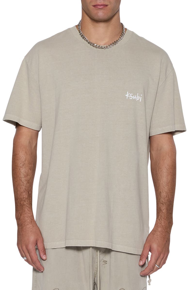 Ksubi Allday Biggie Graphic T-Shirt, Main, color, Tan