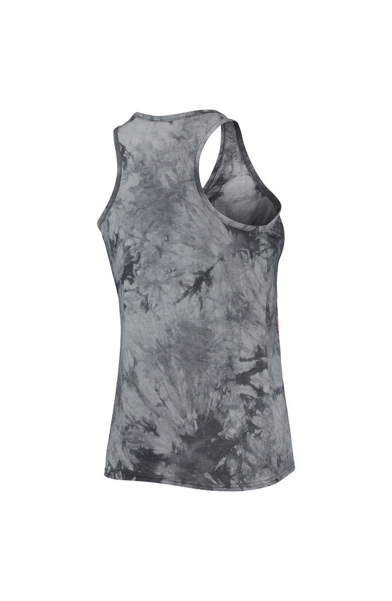 CONCEPTS SPORT Women's Concepts Sport Charcoal Indiana Hoosiers Billboard Tie-Dye Tank Top & Shorts Set, Alternate, color, 