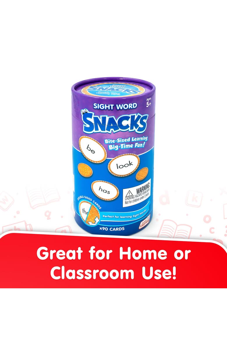 Junior Learning Sight Word Snacks Reading Gam, Alternate, color, Multicolored