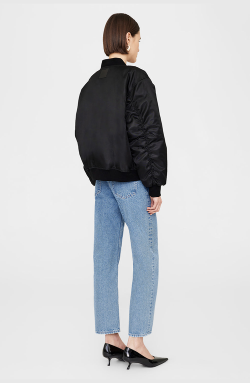 Anine Bing Leon Bomber In Black