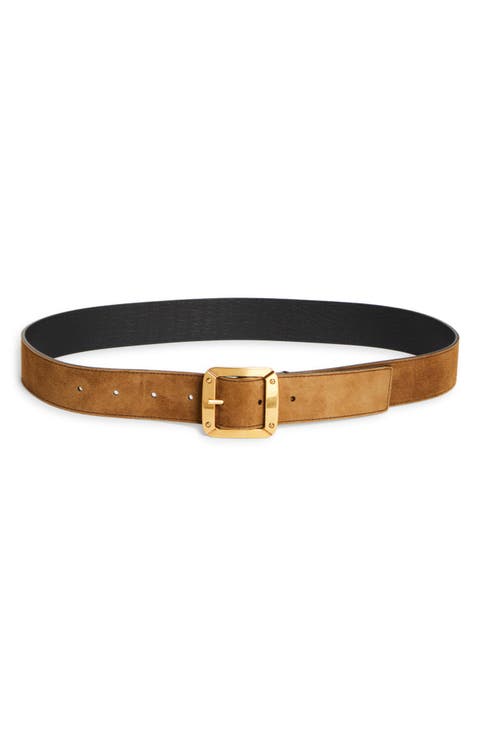 Reversible Suede & Leather Belt