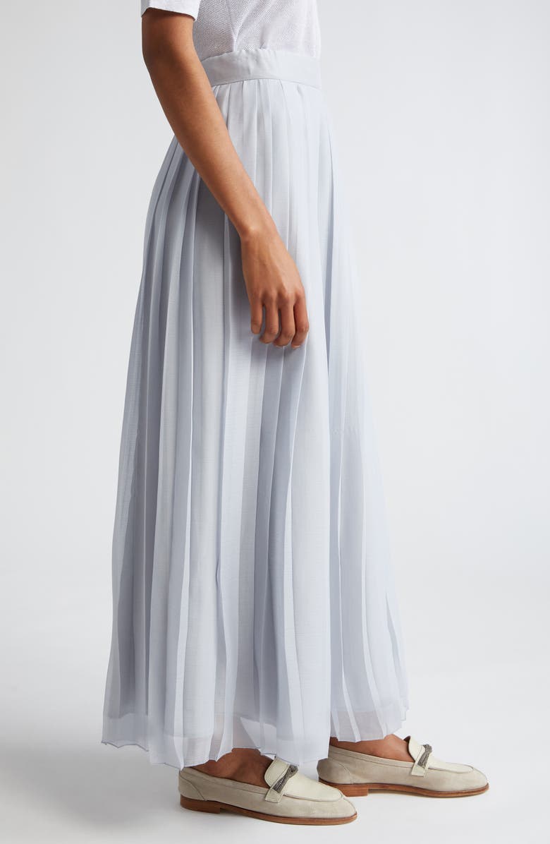 Eleventy Pleated Maxi Skirt, Alternate, color, 
