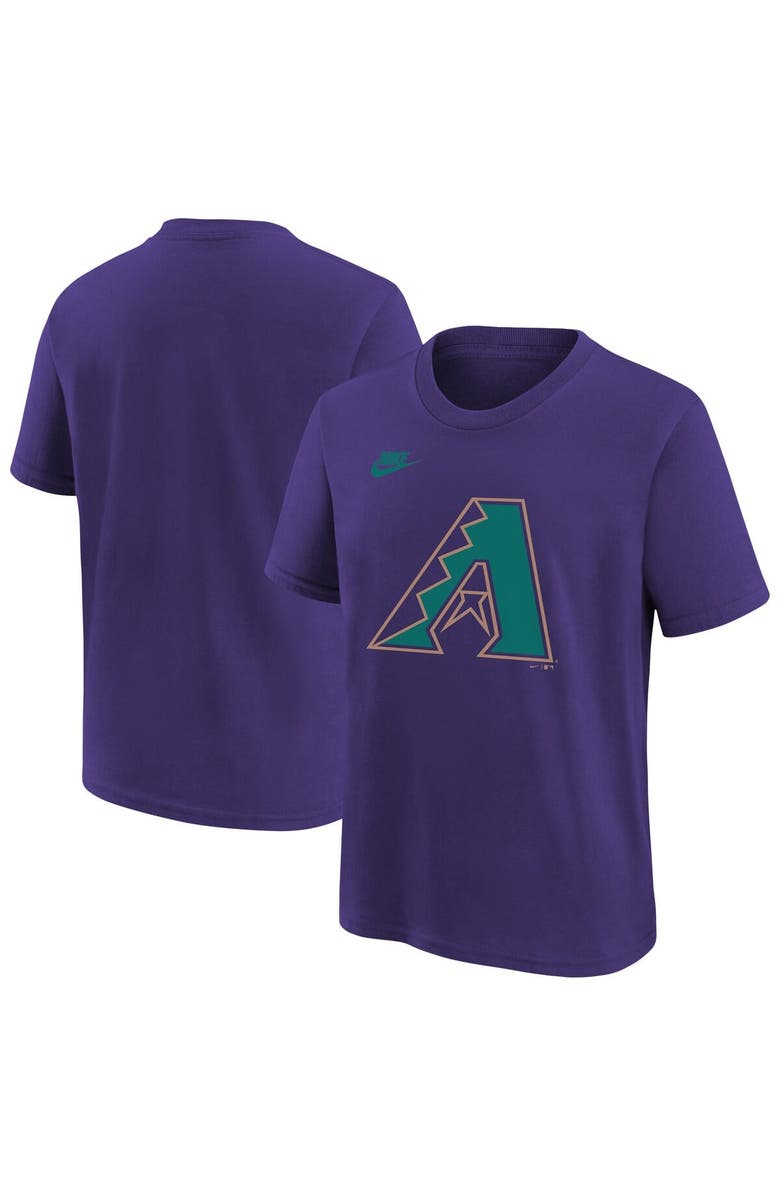 Nike Youth Nike Purple Arizona Diamondbacks Team Logo T-Shirt, Main, color, 