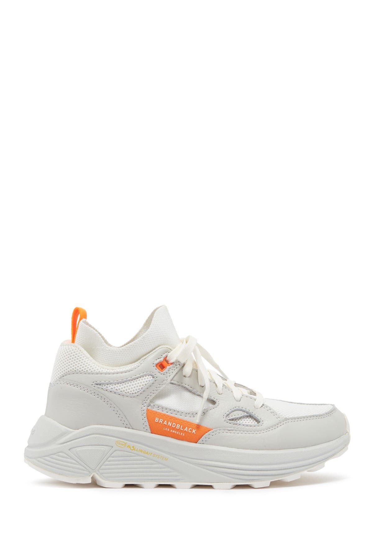 Aura Sneaker, Alternate, color, WHITE ORANGE