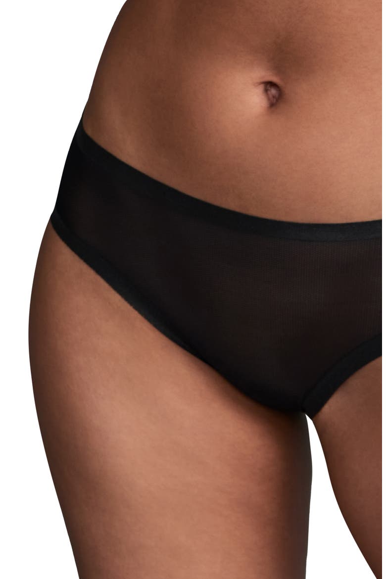 2-Pack Sheer Panties, Alternate, color, BLACK
