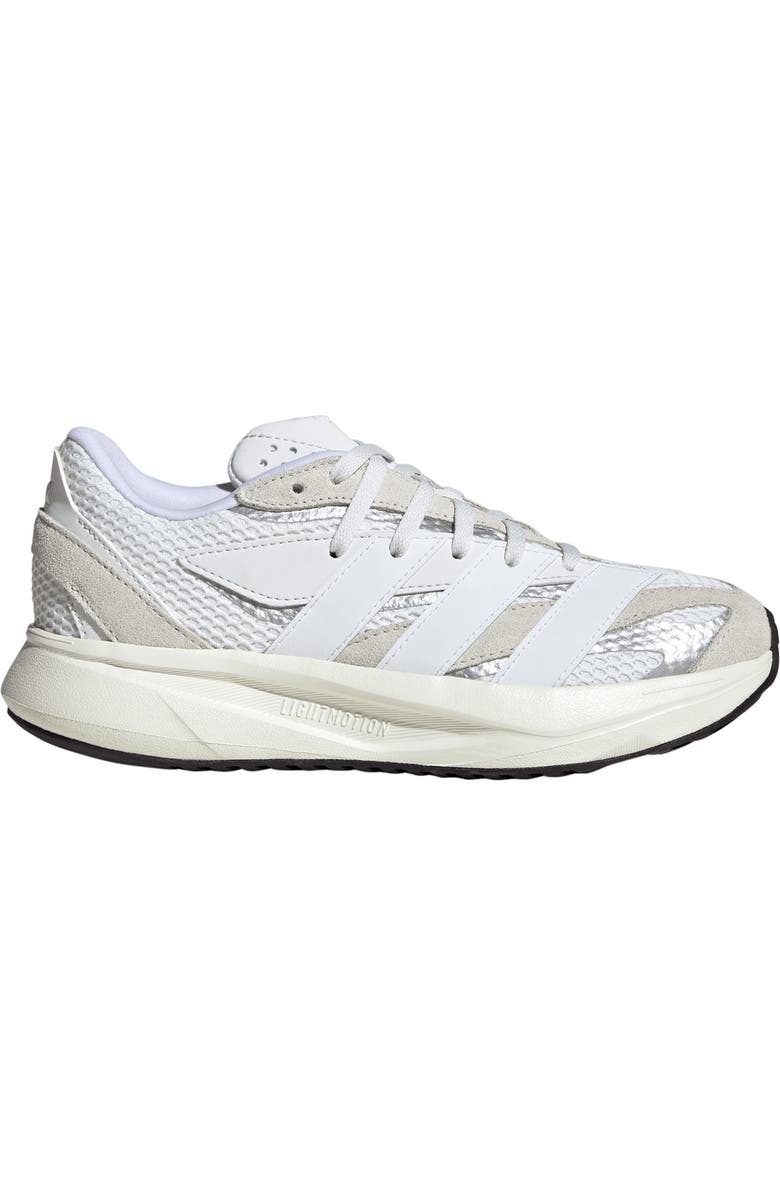 adidas Kids' Lightblaze Sneaker, Alternate, color, Crystal White/ White/ Silver