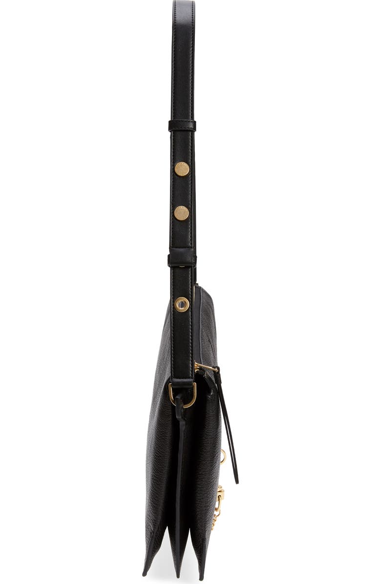 AllSaints Sheringham Leather Shoulder Bag, Alternate, color,