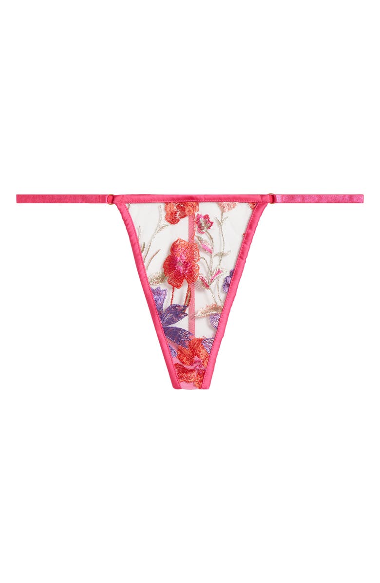 KILO BRAVA Embroidered Mesh G-String, Alternate, color, 