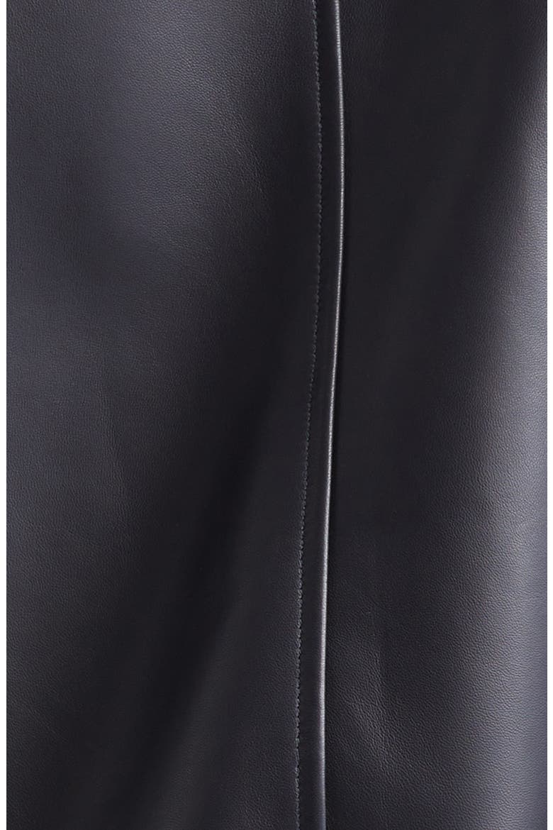 Aviator Lambskin Leather Jacket, Alternate, color, DARK BLUE