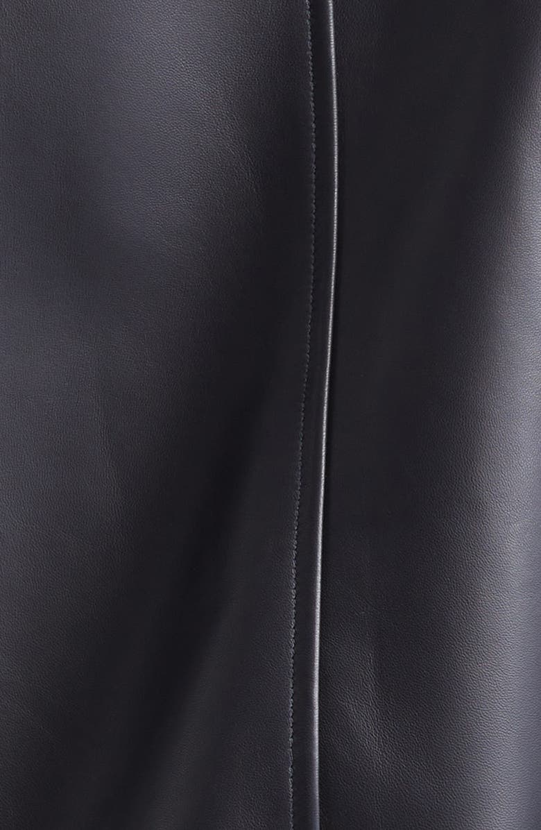 ISAIA Aviator Lambskin Leather Jacket, Alternate, color, Dark Blue