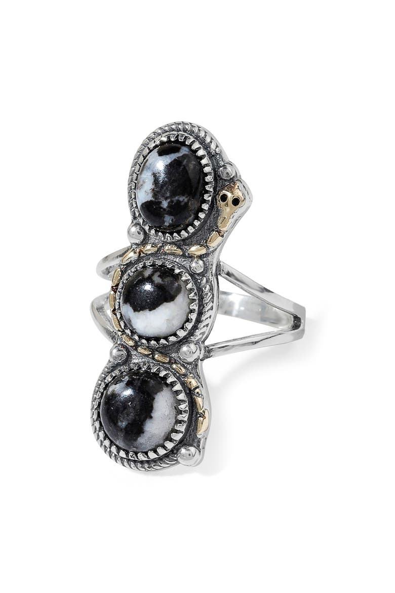 Silver Plate Ring, Alternate, color, ZEBRA JASPER