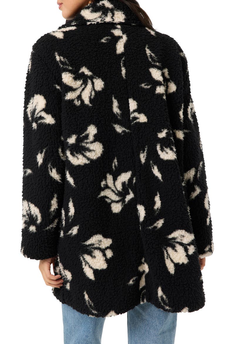 Harper High Pile Fleece Jacket, Alternate, color, BLACK
