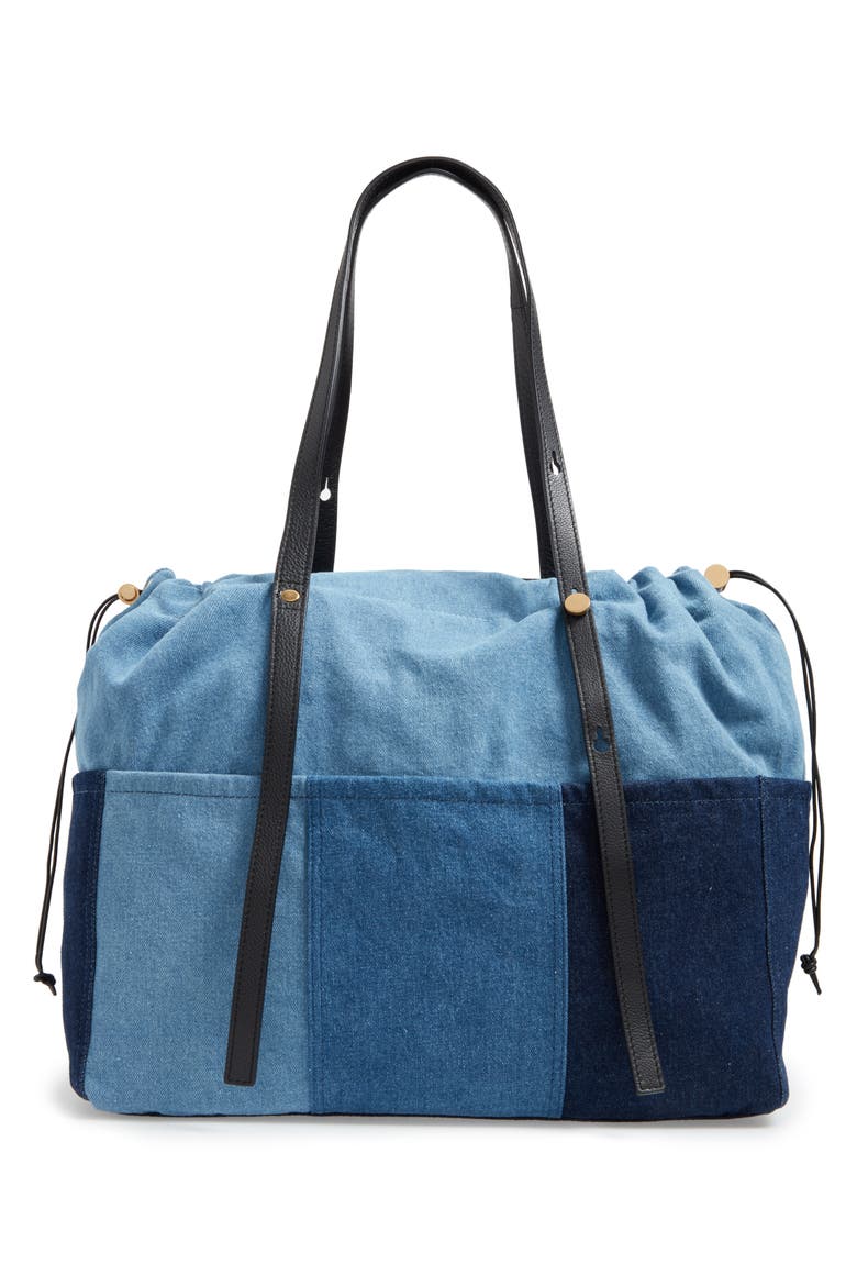Denim Diaper Bag, Alternate, color, DENIM BLUE
