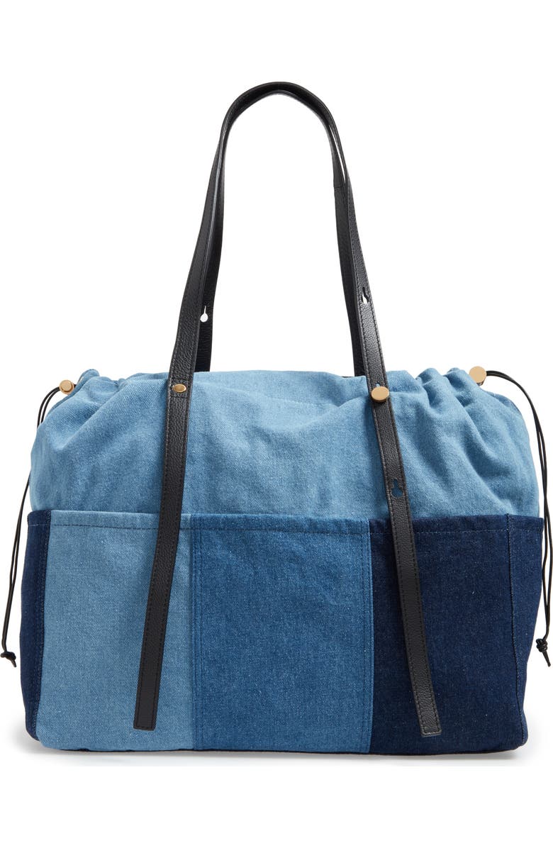 Chloé Denim Diaper Bag, Alternate, color,