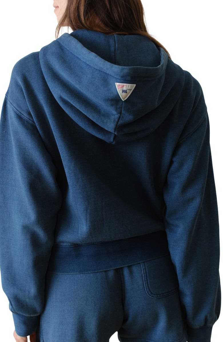 Marine Layer Cloud 9 Fleece Zip Hoodie, Alternate, color, Indigo