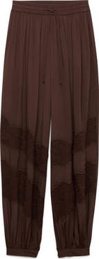 PER UNA BY M&S Lace Balloon Tie Waist Pants