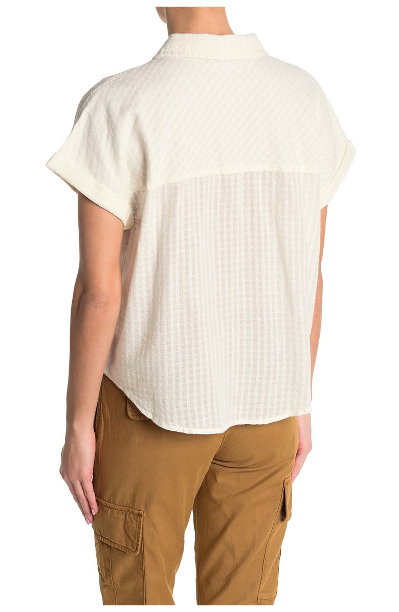 Sanctuary Summer Short Sleeve Tie Front Shirt, Alternate, color,