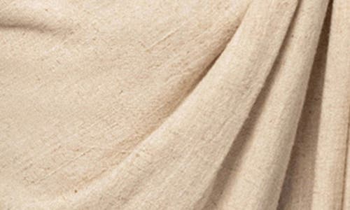 Jluxlabel Noelia Slit Cotton & Linen Maxi Skirt In Beige