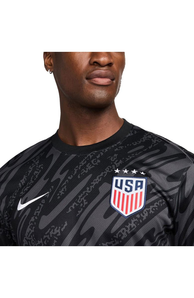 Nike Men's Nike  Black USWNT 2024 Goalkeeper Replica Stadium Jersey, Alternate, color, 