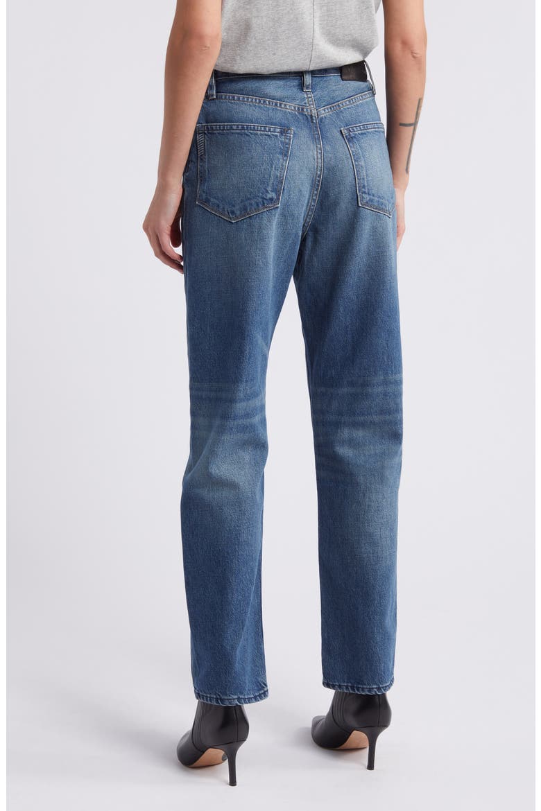 Sawyer High Waist Straight Leg Jeans, Alternate, color, IMAGINE