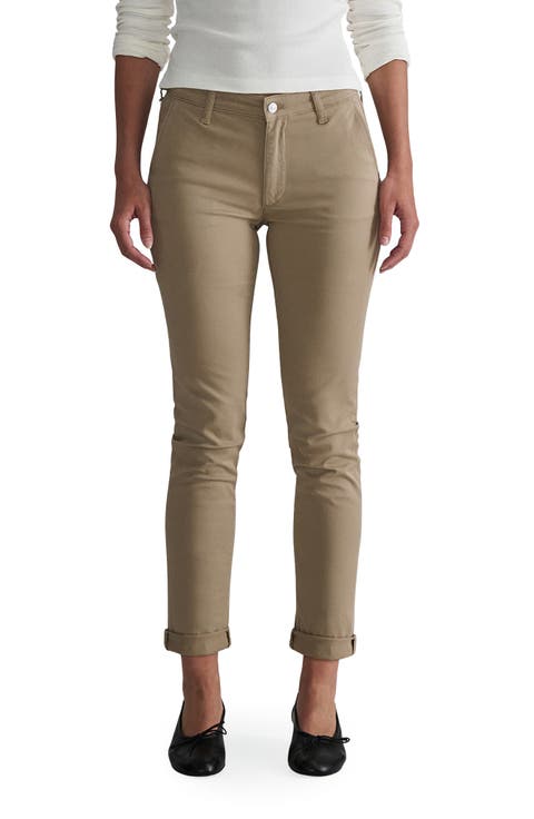 Kathleen Slim Stretch Twill Pants